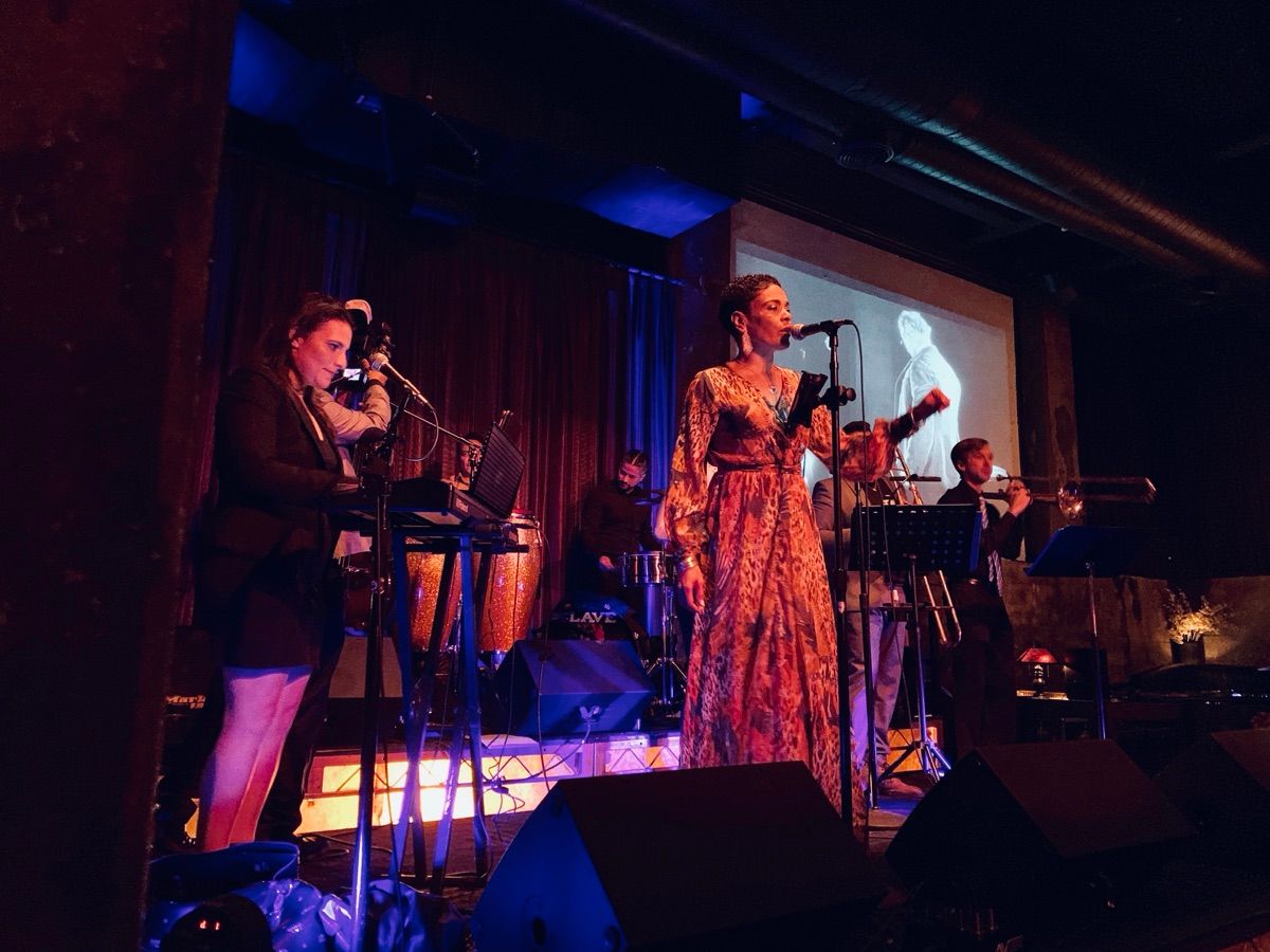 Live Latin band performing at a Los Angeles dance night